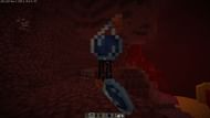 Bottle of water thrown at an Enderman (Image via Mojang0